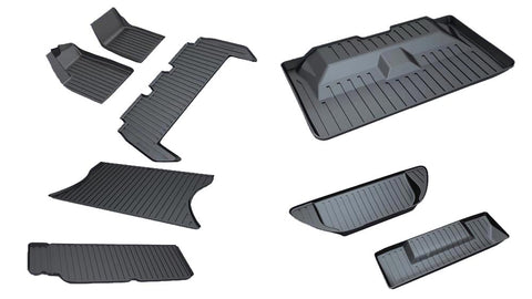 2022-2024 Tesla Model X Floor Mats (5 Seater) Full Set