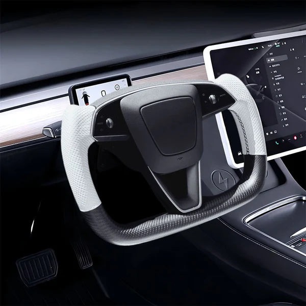 tesla model 3 highland yoke steering wheel