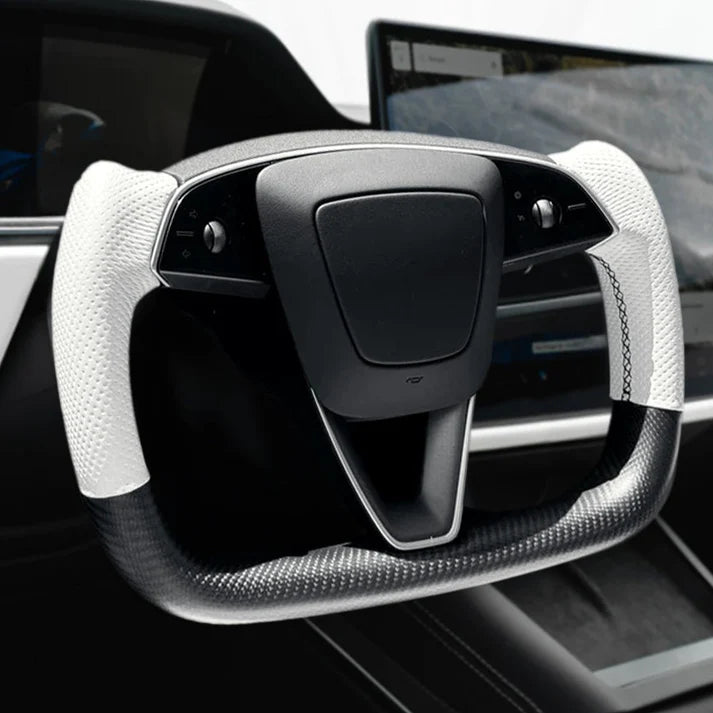 tesla model 3 highland yoke steering wheel