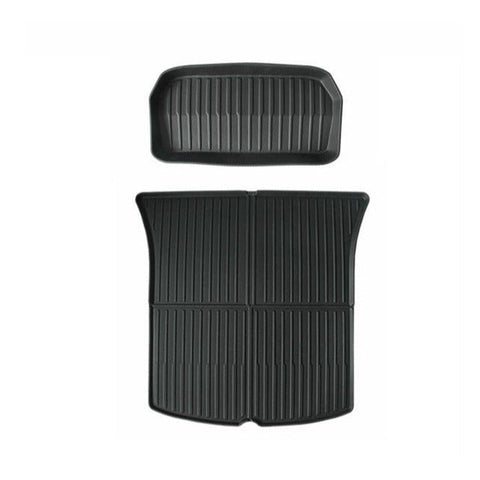 All Weather Front And Rear TPE Trunk Mat for Tesla Model Y