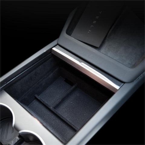 Center front storage box for Tesla Model 3 Highland