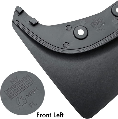 Front Rear Fender Mud Splash Guard (Set of 4) for Tesla Model Y