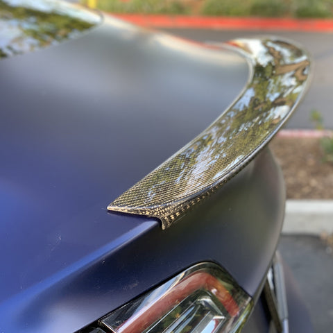 2017-2023 | Model 3 TRIMLINE Spoiler - Real Molded Carbon Fiber