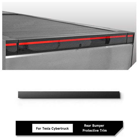 Tesla Cybertruck Rear Bumper Tailgate Protector Cover Truck Sill Molding Cap Protective Trim Exterior Accessories