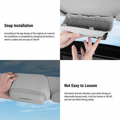 Sunglass Holder Storage Clip for Tesla Model Y