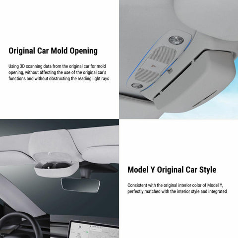 Sunglass Holder Storage Clip for Tesla Model Y