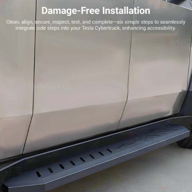 tesla cybertruck running boards