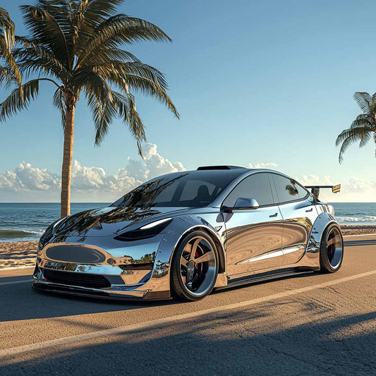 tesla model y carbon fiber​