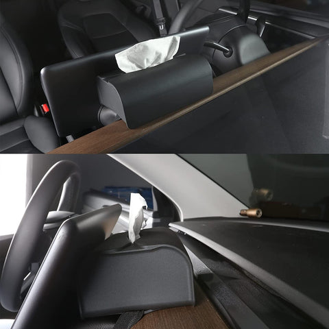 Tissue Holder Silicone Tissue Box Cover for Tesla Model 3/Y/S/X