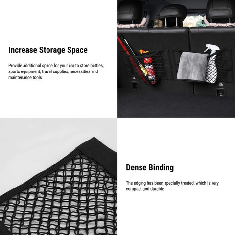 Trunk Storage Bag Mesh Cargo Net For Tesla